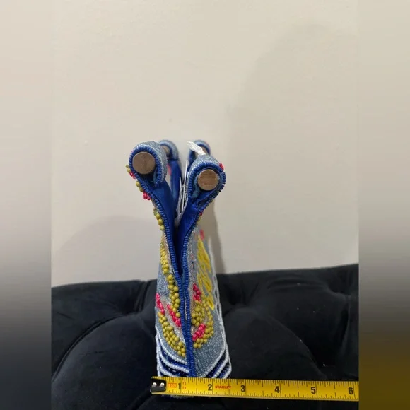 Beaded 'Capri' Tote with Bamboo Handles - Picture 10 of 11